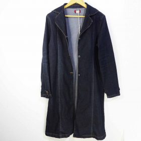 Jacket En Jean-Couleur Bleue-Marque SUSHAN-Qualité Coton-Pour Femme-Taille XL, L, M-Style Long-Ref:1060066