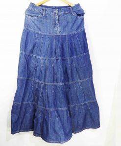 Jupe En Jean-Couleur Bleue-Marque AUTRES-Qualité 100%Coton-Pour Femme-Taille 40,41,42-Style Mexique-Ref:1060181