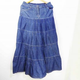 Jupe En Jean-Couleur Bleue-Marque AUTRES-Qualité 100%Coton-Pour Femme-Taille 40,41,42-Style Mexique-Ref:1060181