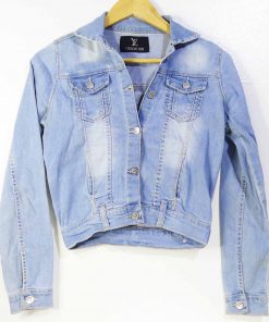 Jacket En Jean-Couleur Bleue-Marque LOUIS VUITTON-Qualité 100%Coton-Pour Enfant-Taille 8ans-Style Sortie-Ref:1060205