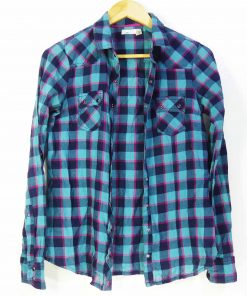 Chemise-Couleur Multicolore-Marque AUTRES-Qualité Coton-Pour Femme-Taille M-Style Americain-Ref:1060218