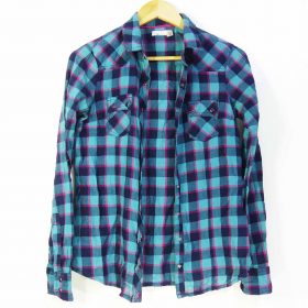 Chemise-Couleur Multicolore-Marque AUTRES-Qualité Coton-Pour Femme-Taille M-Style Americain-Ref:1060218