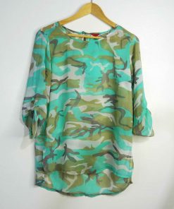 Chemise-Couleur Multicolore-Marque TISSAIA-Qualité 100%Polyester-Pour Femme-Taille 38-Style Moderne-Ref:1060431