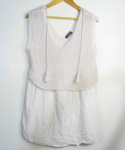 Robe-Couleur Blanche-Marque MINT VELVET-Qualité 100%Polyester-Pour Femme-Taille 47-Style Plage-Ref:1060435