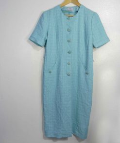 Robe-Couleur Turquoise-Marque MARCELLE GRIFFON-Qualité Viscose-Pour Femme-Taille 38-Style Travail et Sortie-Ref:1060463
