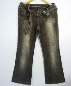 Pantalon-Couleur Taupe-Marque CLOCKHOUSE-Qualité 100%Coton-Pour Femme-Taille 38,39,40-Style Vintage-Ref:1060567