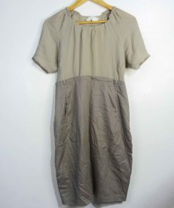 Robe-Couleur Taupe-Marque AUTRES-Qualité Viscose-Pour Femme-Taille 36,37,38-Style Moderne-Ref:1060571