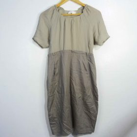 Robe-Couleur Taupe-Marque AUTRES-Qualité Viscose-Pour Femme-Taille 36,37,38-Style Moderne-Ref:1060571