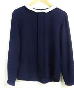 Chemise-Couleur Bleue-Marque ZARA-Qualité Polyester-Pour Femme-Taille L,XL-Style Travail-Ref:1060603