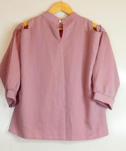 Chemise-Couleur Rose Sombre-Marque YANZIFUSHI-Qualité Polyester-Pour Femme-Taille M,L-Style Moderne-Ref:1060697