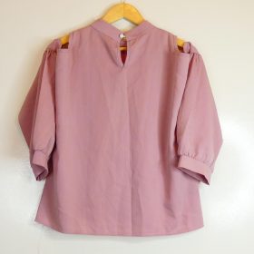Chemise-Couleur Rose Sombre-Marque YANZIFUSHI-Qualité Polyester-Pour Femme-Taille M,L-Style Moderne-Ref:1060697