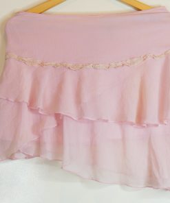 Jupe-Couleur Rose Bébé-Marque H&M-Qualité 100%Polyester-Pour Femme-Taille 36-Style Été-Ref:1060725
