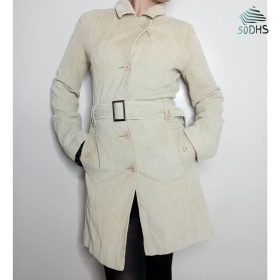 Manteau-Couleur Belge-Marque ENCUENTRO-Qualité 100%Coton-Pour Femme-Taille S, M-Style Hiver-Ref:Y0073