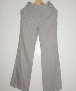 Pantalon En Jean-Couleur Beige-Marque ZARA-Qualité Coton-Pour Femme-Taille S-Style Vintage-Ref:Y0137