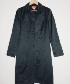 Manteau-Couleur Noire-Marque CYRILLUS-Qualité Coton-Pour Femme-Taille S, M-Style Travail et Sortie-Ref:Y0141