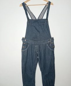 Salopette-Pantacourt En Jean-Couleur Brute-Marque DENIM-Qualité 100%Coton-Pour Femme-Taille S, M, L-Style Tendance-Ref:Y0173