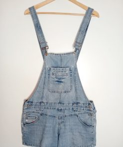 Salopette En Jean-Couleur Bleue-Marque D KLIC-Qualité Coton-Pour Femme-Taille S, M, L, XL-Style Tendance-Ref:Y0189