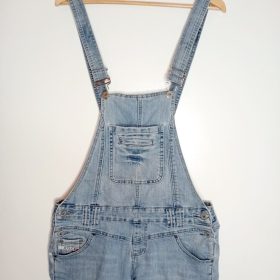 Salopette En Jean-Couleur Bleue-Marque D KLIC-Qualité Coton-Pour Femme-Taille S, M, L, XL-Style Tendance-Ref:Y0189