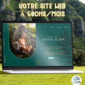 Site Web professionnel à 50dhs/Mois