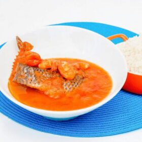 Riz avec Soupe de Carpe