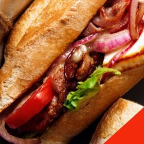 Sandwich Poulet à l'africaine