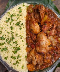 Garba (Attiéké) au Poulet
