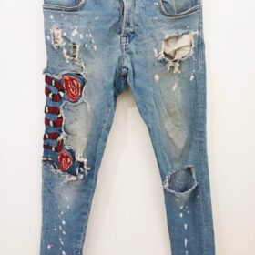 Pantalon En Jean-Couleur Bleue-Marque 2Y DNM-Qualité 100%Coton-Pour Homme et Femme-Taille M,L,XL-Style Sortie-Ref:2460031