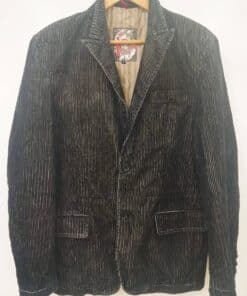 Veste-Couleur Noire et Grise-Marque DRY CLEAN ONLY-Qualité 100%Coton-Pour Homme-Taille M-Style Classe-Ref:2460049